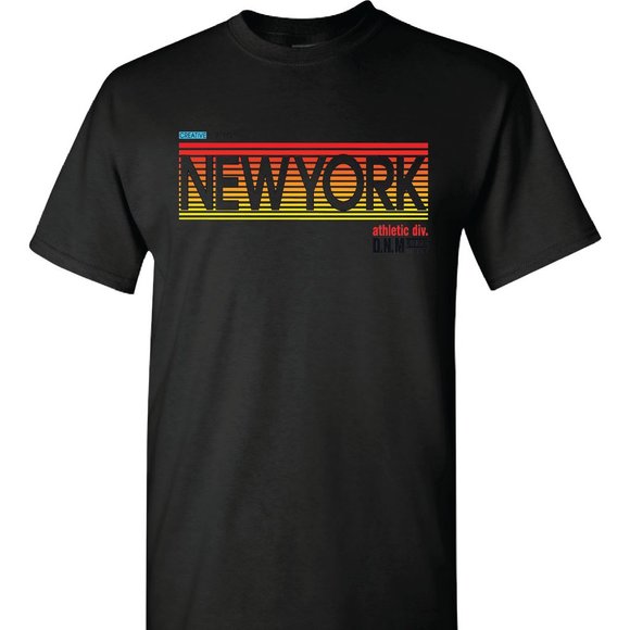 SV - Graphic Tees - New York - Men's Short Sleeve T-shirt - Black - Picture 1 of 2